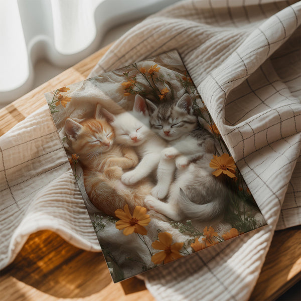 Kittens Floral Nap