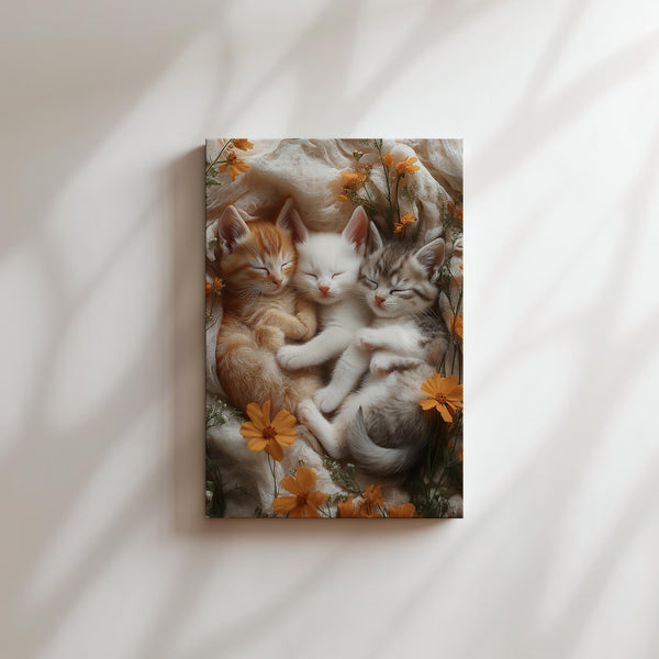 Kittens Floral Nap