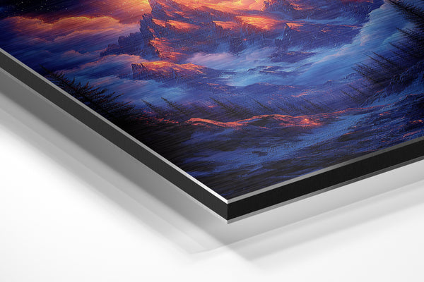 Majestic Moonlit Peak