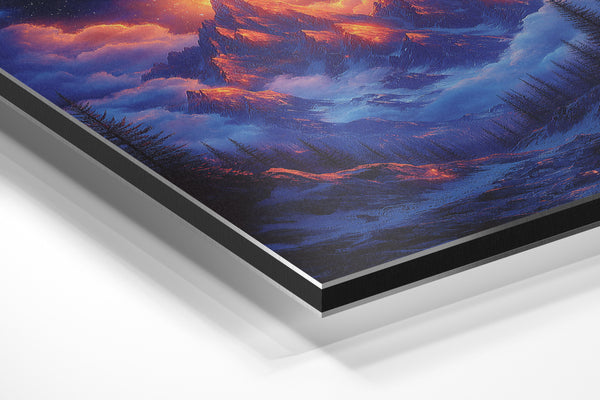 Majestic Moonlit Peak