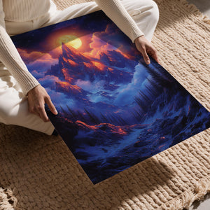 Majestic Moonlit Peak