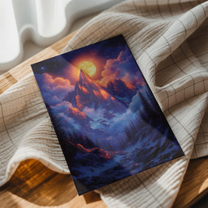 Majestic Moonlit Peak