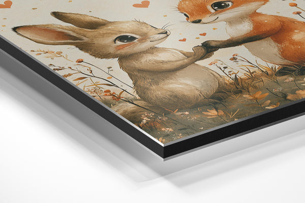 Fox and Bunny Love