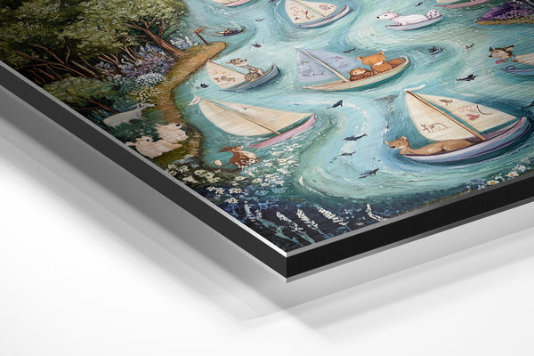 Whimsical River Boats