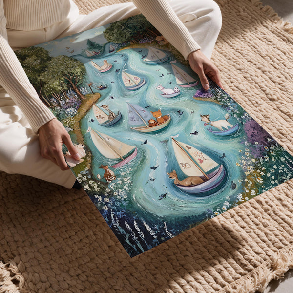 Whimsical River Boats