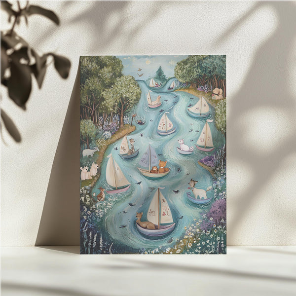 Whimsical River Boats