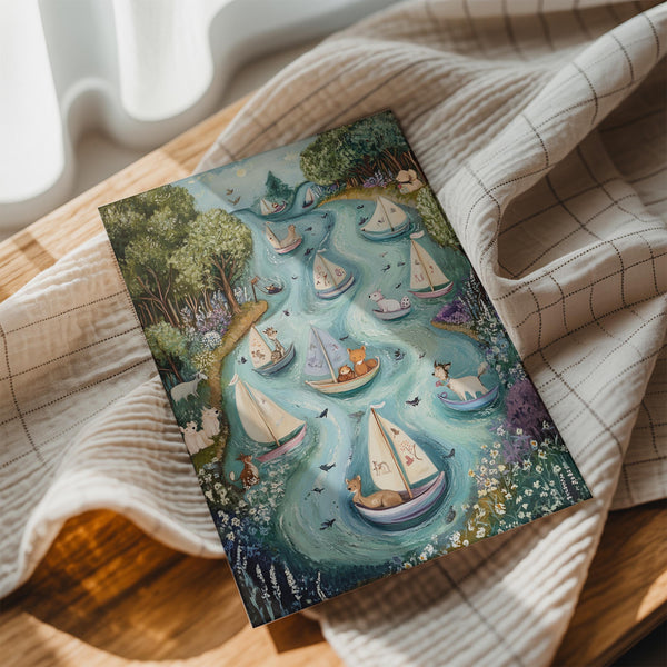 Whimsical River Boats