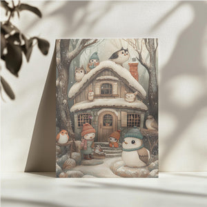 Snowy Forest Cottage