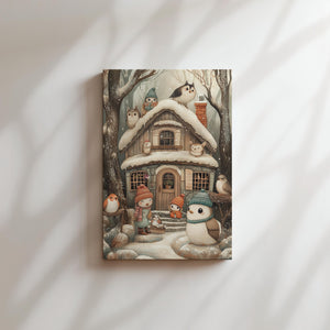 Snowy Forest Cottage