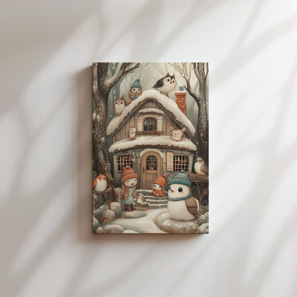 Snowy Forest Cottage