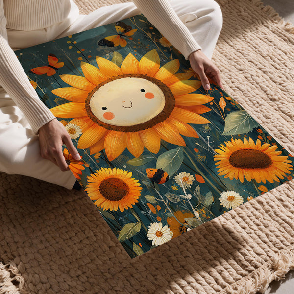 Sunny Smiling Sunflower