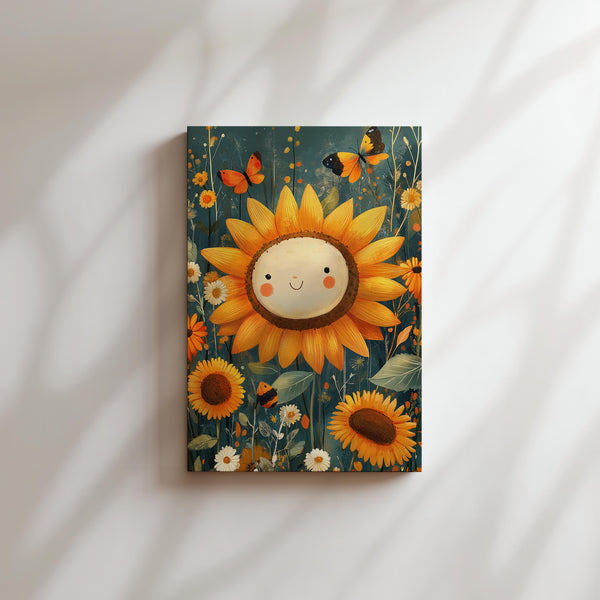 Sunny Smiling Sunflower