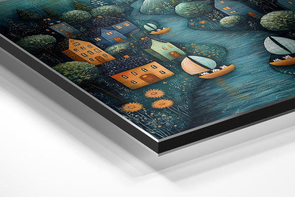 Twilight Village River