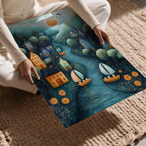 Twilight Village River