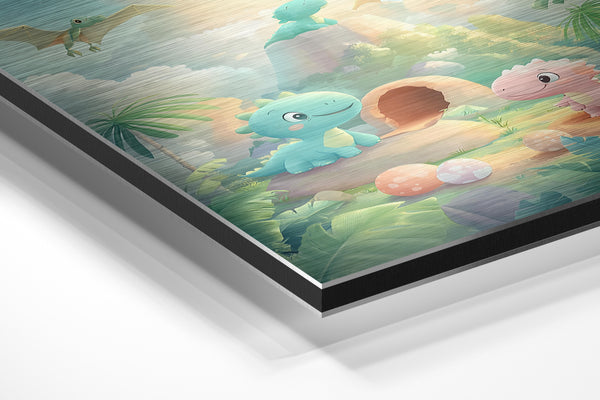 Playful Dinosaur Friends