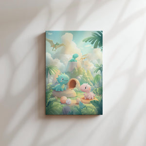 Playful Dinosaur Friends