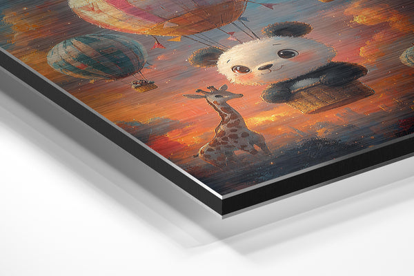 Sunset Balloon Panda