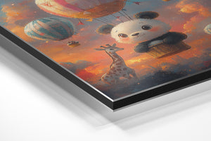 Sunset Balloon Panda