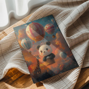 Sunset Balloon Panda