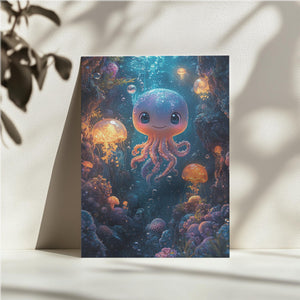 Glowing Deep Sea Octopus