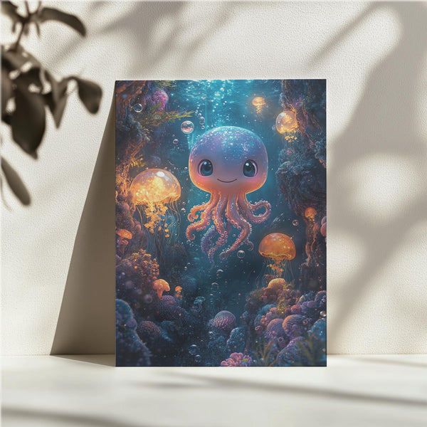 Glowing Deep Sea Octopus