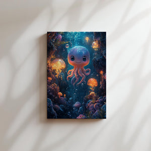 Glowing Deep Sea Octopus