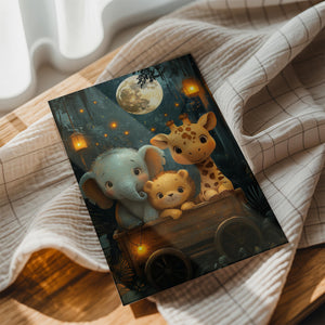 Moonlit Safari Friends