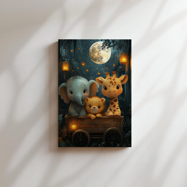 Moonlit Safari Friends