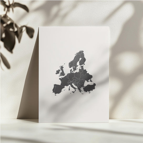 Europe Map Outline
