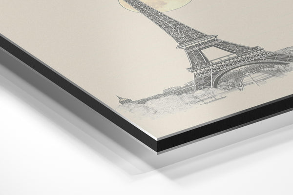 Eiffel Tower Moonlight