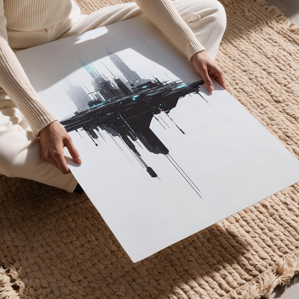 Floating Futuristic City