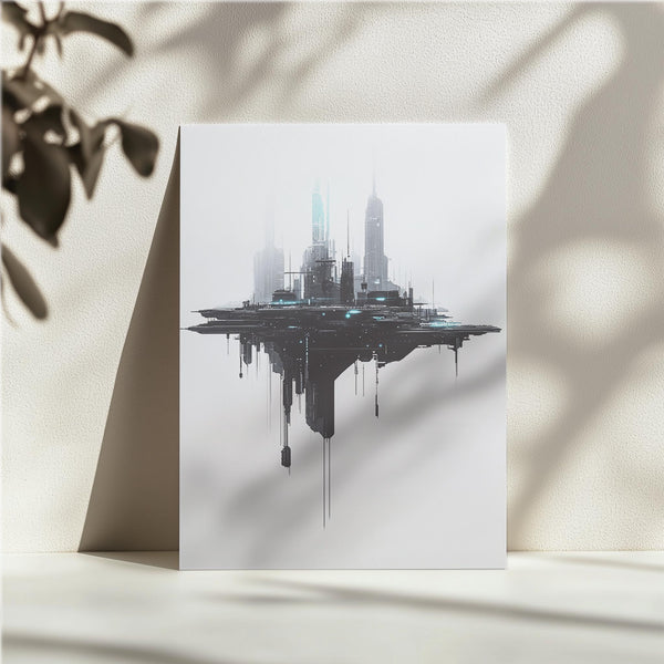 Floating Futuristic City