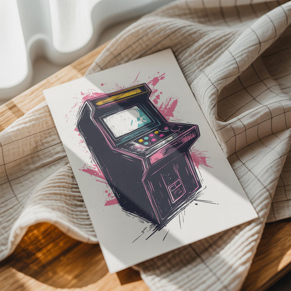 Retro Arcade Machine