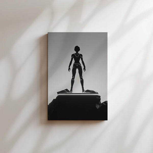 Heroic Figure Silhouette