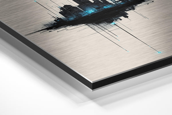 Futuristic Floating Cityscape