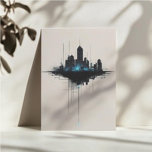 Futuristic Floating Cityscape