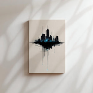 Futuristic Floating Cityscape