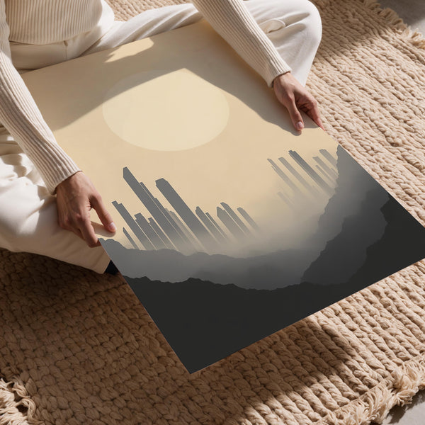 Serene Sunset Skyline