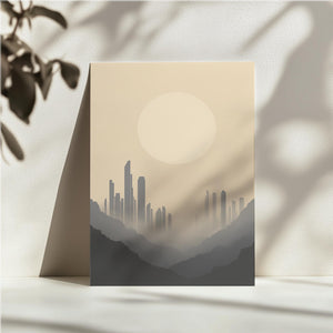 Serene Sunset Skyline