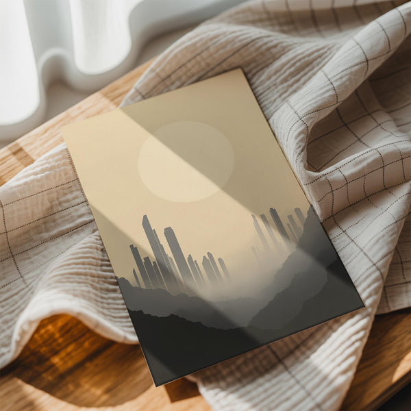 Serene Sunset Skyline