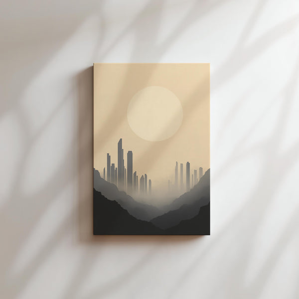 Serene Sunset Skyline