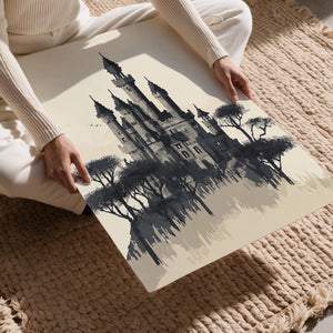 Pixel Castle on Hill