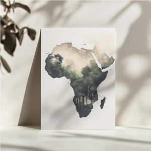 Forest Africa Silhouette