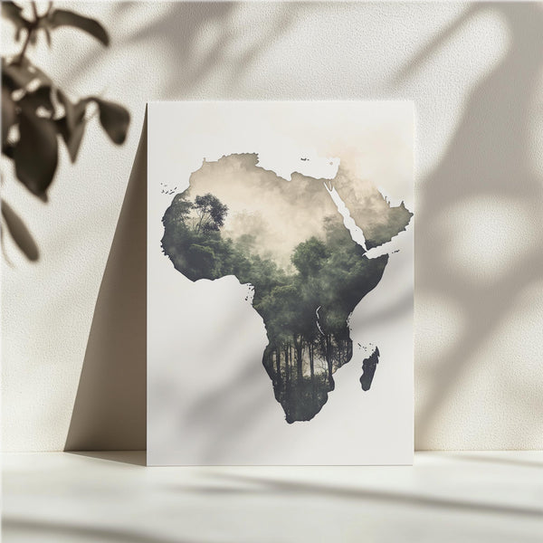 Forest Africa Silhouette