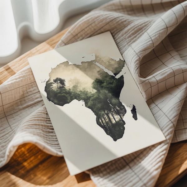 Forest Africa Silhouette