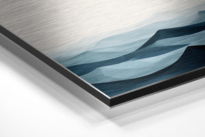 Abstract Blue Landscape