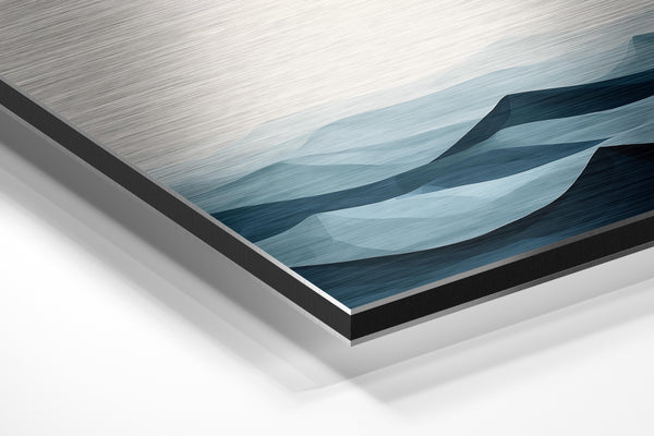 Abstract Blue Landscape