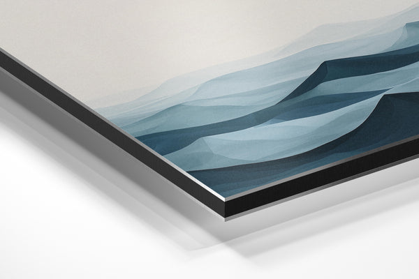 Abstract Blue Landscape