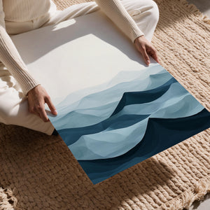 Abstract Blue Landscape