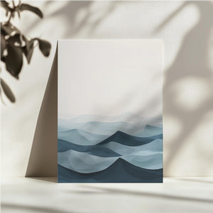 Abstract Blue Landscape